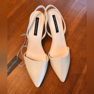 French Connection Slingback Kitten heel Pumps